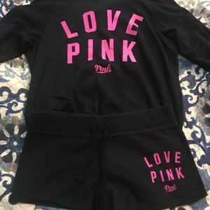 Pink outfit (long sleeve with shorts)
